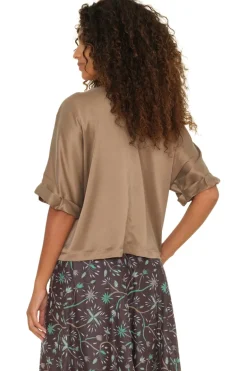 Xirena Savoye Top in Cool Bronze