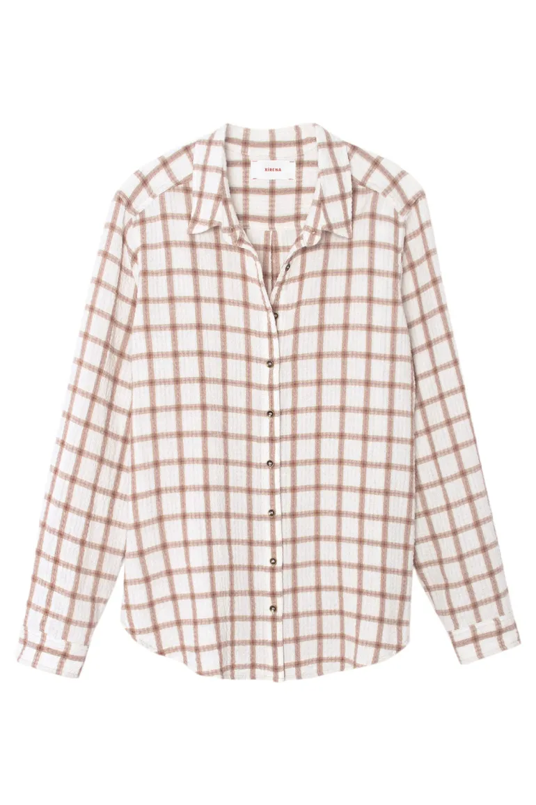Xirena Scout Shirt in Cream Clay