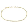 Zoe Chicco Bezel Set Tennis Bracelet in Yellow Gold